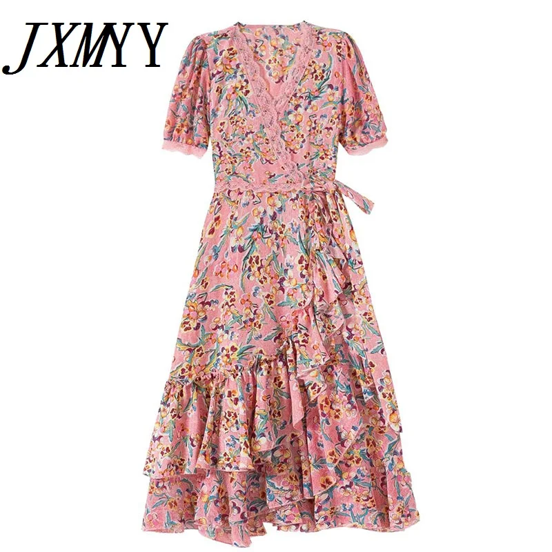 JXMYY Chiffon Temperament Dress Women 2021 Summer Fashion Dress New Women's Floral Comfortable Design Niche Skirt
JXMYY Chiffon Temperament Dress Women 2021 Summer Fashion Dress New Women's Floral Comfortable Design Niche Skirt