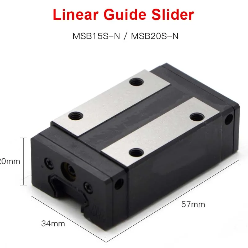 Taiwan PMI MSB15S-N Slider Block Linear Guideway Carriage for CO2 Laser Engraving Cutting Machine
Taiwan PMI MSB15S-N Slider Block Linear Guideway Carriage for CO2 Laser Engraving Cutting Machine