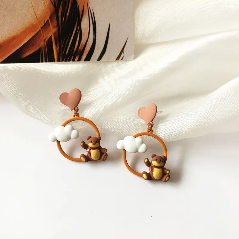 Cute Earrings For Women Brown Small Bear Lovely Earrings White Rabbit Sweet Earring 2021 Unique Design Jewelry Girls Gifts New
Cute Earrings For Women Brown Small Bear Lovely Earrings White Rabbit Sweet Earring 2021 Unique Design Jewelry Girls Gifts New