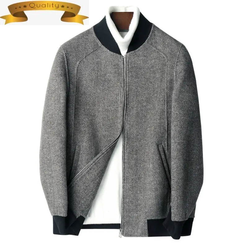 Double-side Woolen Autumn Coat Winter Jacket Men Streetwear Wool Coats Baseball Jacket Mens Jackets and Coats TLL-04-1171 MY1119
Double-side Woolen Autumn Coat Winter Jacket Men Streetwear Wool Coats Baseball Jacket Mens Jackets and Coats TLL-04-1171 MY1119