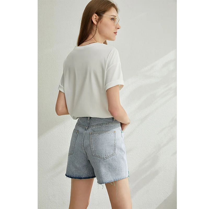 Amii Minimalism High Waist Shorts Fashion Women Single-breasted Splice Color Pockets Female Denim Shorts 12030184
Amii Minimalism High Waist Shorts Fashion Women Single-breasted Splice Color Pockets Female Denim Shorts 12030184