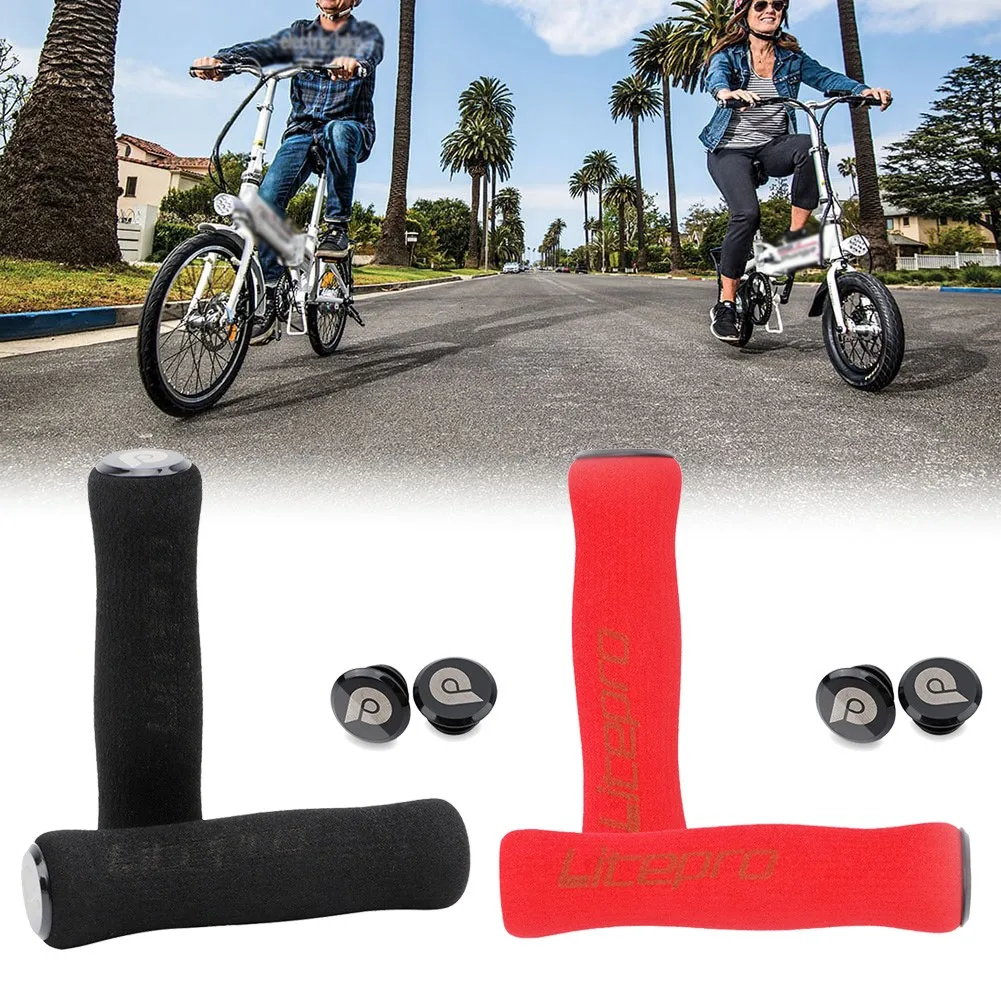 2 Pieces/1 Pair Litepro Bicycle Grip Cover Sponge Grip Cover Mountain Road Bike Handlebar Cover Non-slip Handle Lock Rod End
2 Pieces/1 Pair Litepro Bicycle Grip Cover Sponge Grip Cover Mountain Road Bike Handlebar Cover Non-slip Handle Lock Rod End