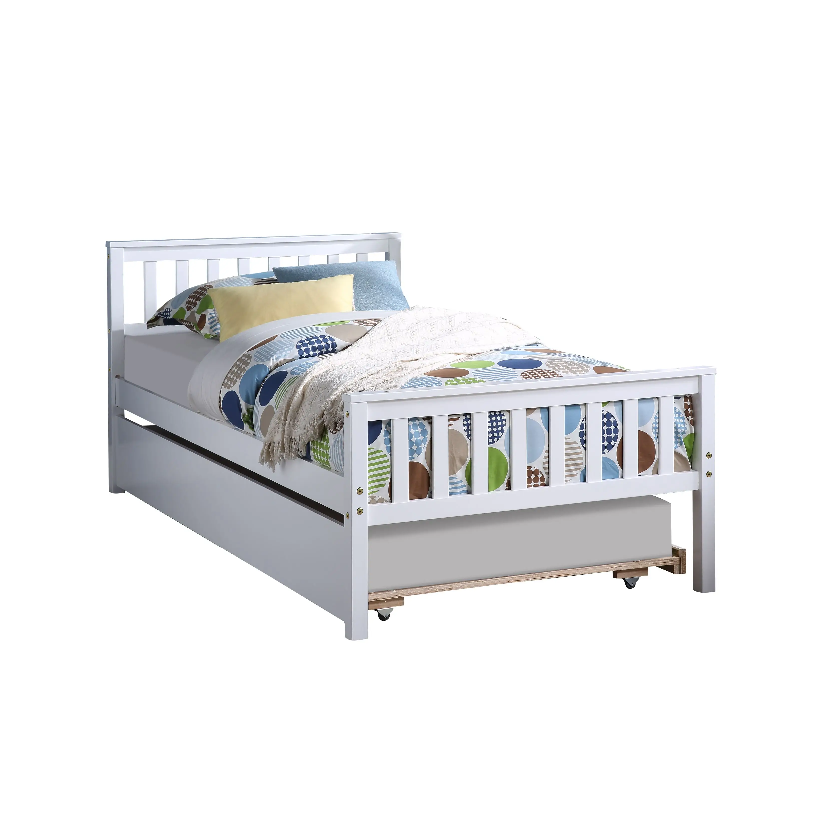 Bed With Pullout Trundle Bed White Industrial Style Room 79.5L X 42W X 33.5H Crafted From Quality Pine Wood
Bed With Pullout Trundle Bed White Industrial Style Room 79.5L X 42W X 33.5H Crafted From Quality Pine Wood