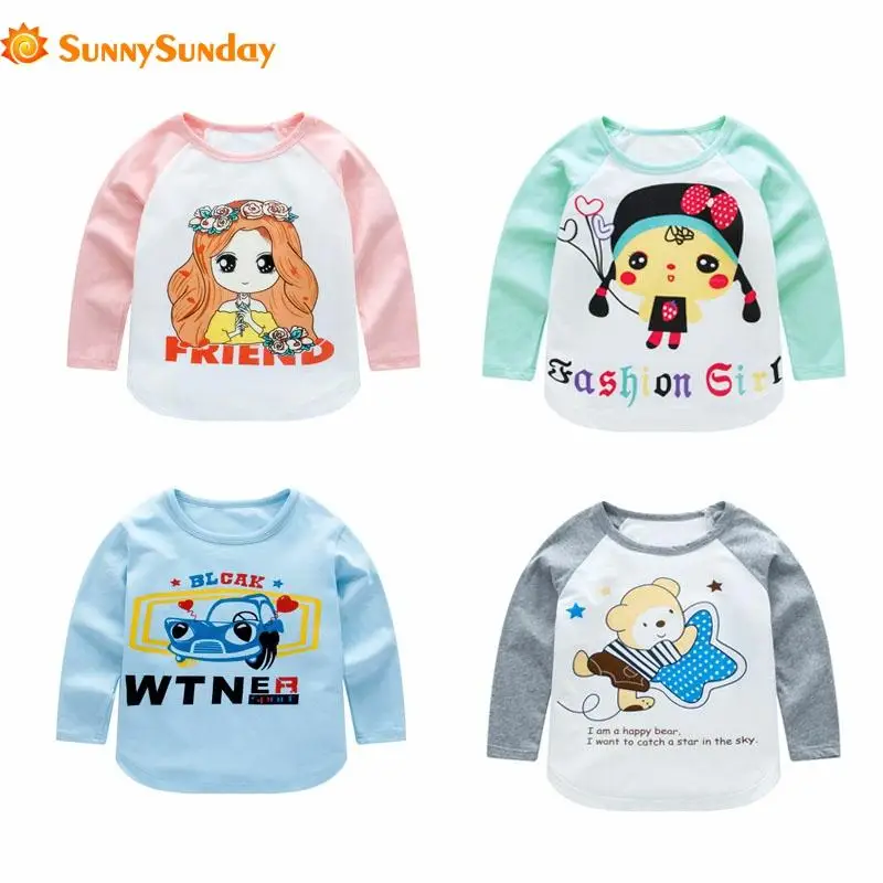 2018 Fashion Spring Cute Cartoon T-Shirt Girls 2-8 Years Cotton Baby Boys Clothing Tops Tees Soft O-Neck Long Sleeve T-Shirts
2018 Fashion Spring Cute Cartoon T-Shirt Girls 2-8 Years Cotton Baby Boys Clothing Tops Tees Soft O-Neck Long Sleeve T-Shirts