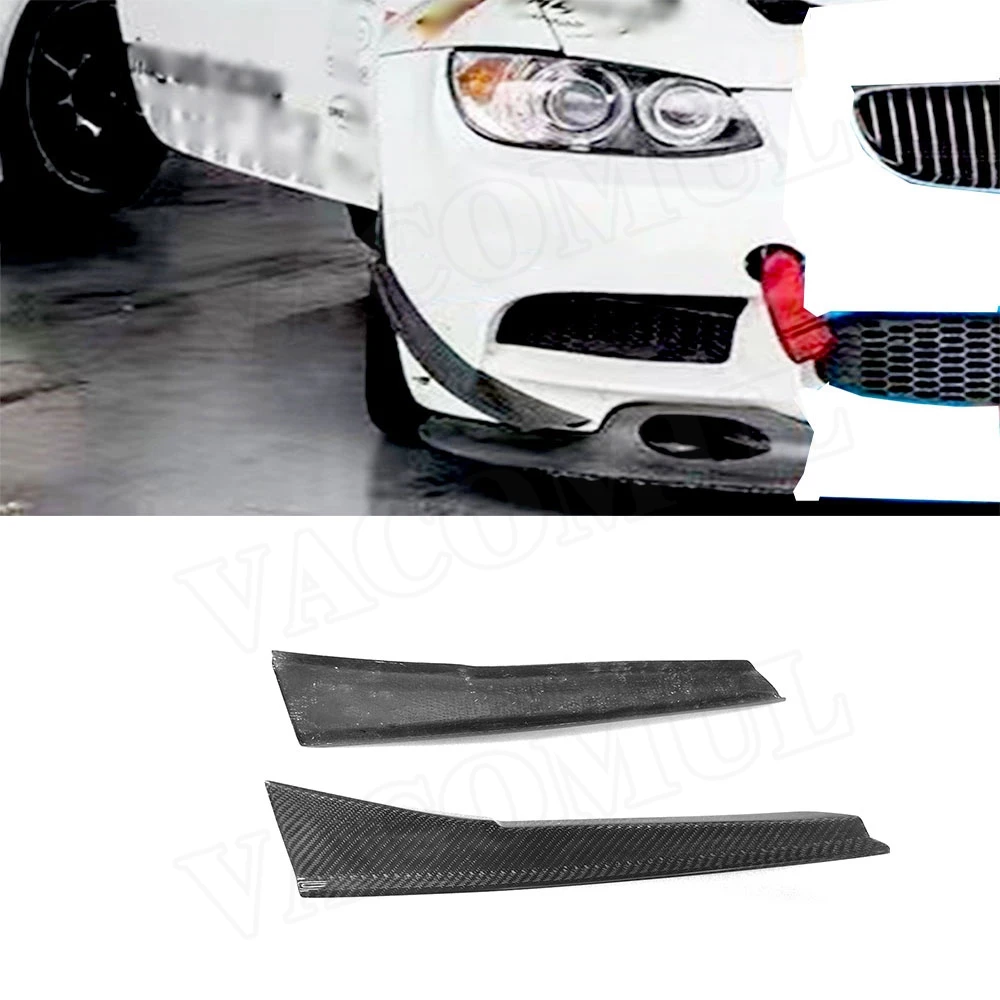 Car Carbon Fiber Front Bumper Splitters Winglets for BMW 3 Series E92 E93 M3 2008-2013 2PCS Fiber Glass Fins Shark Stickers
Car Carbon Fiber Front Bumper Splitters Winglets for BMW 3 Series E92 E93 M3 2008-2013 2PCS Fiber Glass Fins Shark Stickers