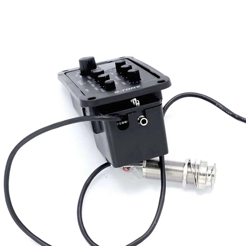 Cherub Acoustic Guitar Preamp Guitar Equalizer 3-Band Eq With Tuner Phaser Notch Piezo Ceramic Pick-Up
Cherub Acoustic Guitar Preamp Guitar Equalizer 3-Band Eq With Tuner Phaser Notch Piezo Ceramic Pick-Up