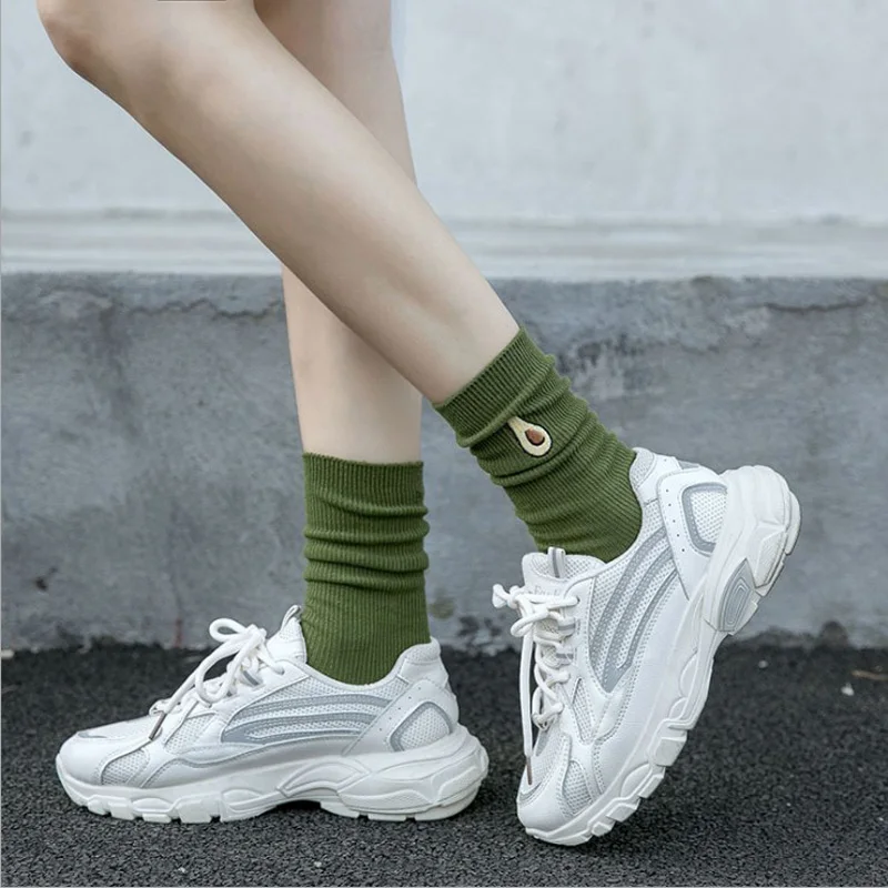 Autumn Winter Solid Color School Style Long Soft Piles Socks for Women Girls Fruit Embroidery Cartoon Cotton Socks Funny Socks
Autumn Winter Solid Color School Style Long Soft Piles Socks for Women Girls Fruit Embroidery Cartoon Cotton Socks Funny Socks