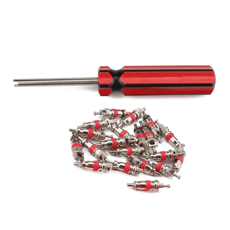 20 Pcs Car Tire Valve Cores With Removal Tool For Car Bicycle Tyre Tire Valve Core Remover Repair Tool Car Accessories New 
20 Pcs Car Tire Valve Cores With Removal Tool For Car Bicycle Tyre Tire Valve Core Remover Repair Tool Car Accessories New