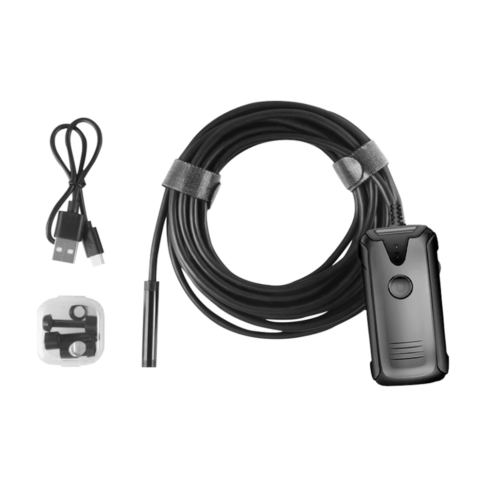 B9 Dual Lens Camera WIFI Inspection Endoscope HD1080P 8MM Rigid Cable Sanke Tube 8LED Waterproof Borescope for Android Iphone
B9 Dual Lens Camera WIFI Inspection Endoscope HD1080P 8MM Rigid Cable Sanke Tube 8LED Waterproof Borescope for Android Iphone