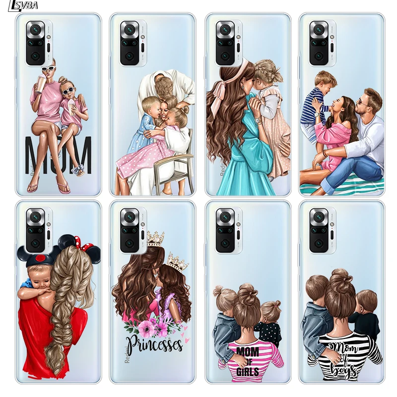 Family Mom Baby Dad Silicone Cover For Xiaomi Redmi Note 10 10S 9 9S Pro Max 9T 8T 8 7 6 5 Pro 5A 4X 4 Phone Case
Family Mom Baby Dad Silicone Cover For Xiaomi Redmi Note 10 10S 9 9S Pro Max 9T 8T 8 7 6 5 Pro 5A 4X 4 Phone Case