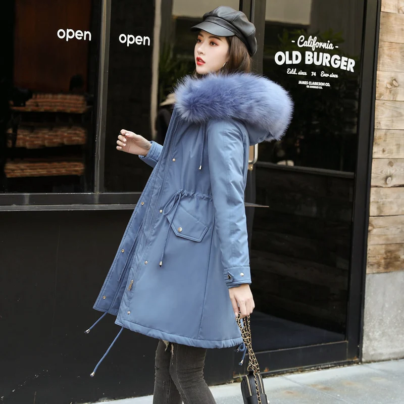 Winter Women 2021 new -30 Degree Jacket Women's Long Parkas Coats Hooded Fur Collar Thick Warm Snow Coat Jacket
Winter Women 2021 new -30 Degree Jacket Women's Long Parkas Coats Hooded Fur Collar Thick Warm Snow Coat Jacket