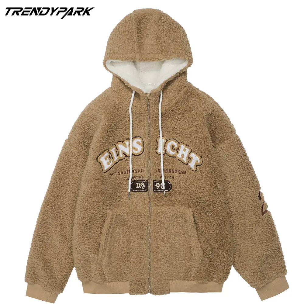 Мужская кашемировая куртка с капюшоном, зимняя теплая Толстая флисовая уличная одежда Харадзюку, повседневное пальто оверсайз цвета хаки
Мужская кашемировая куртка с капюшоном, зимняя теплая Толстая флисовая уличная одежда Харадзюку, повседневное пальто оверсайз цвета хаки