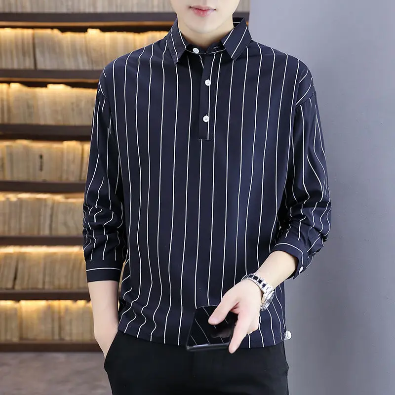 Shirt men's long-sleeved Hong Kong style, Japanese, Korean, trendy, handsome, loose, casual, all-match jacket tide brand
Shirt men's long-sleeved Hong Kong style, Japanese, Korean, trendy, handsome, loose, casual, all-match jacket tide brand