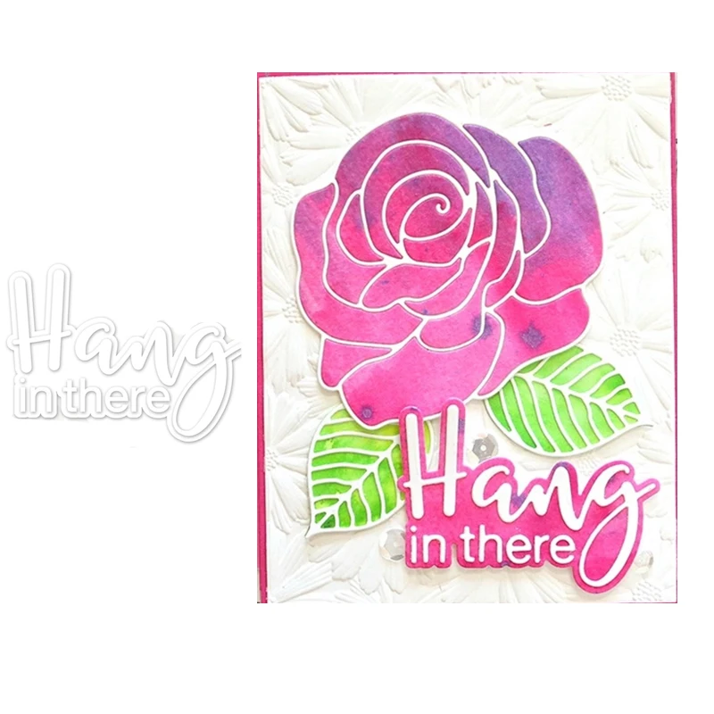 JC Hang in there Letters Words Metal Cutting Dies Scrapbook Craft Mold Stencil Handmade Tool Paper Card Make Template New Design
JC Hang in there Letters Words Metal Cutting Dies Scrapbook Craft Mold Stencil Handmade Tool Paper Card Make Template New Design