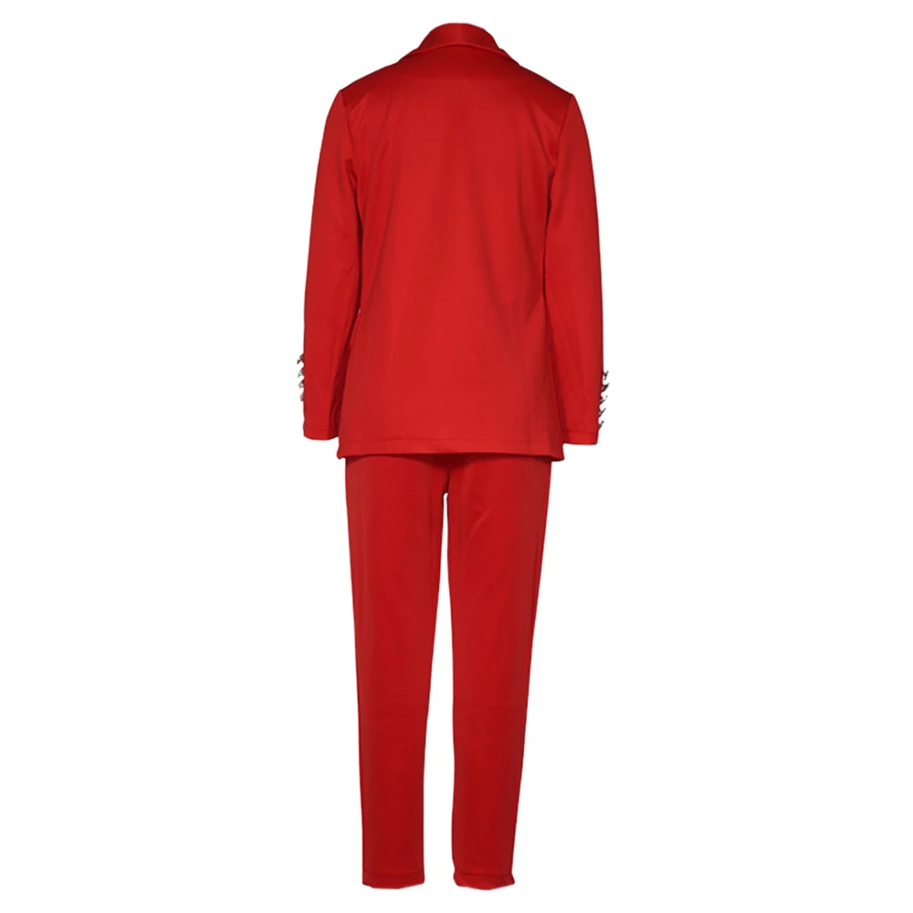 2020 Winter Women Set Notched Full Sleeve Blazers Pencil Pants Suit Office Lady Two Piece Set Tracksuits Casual Outfits
2020 Winter Women Set Notched Full Sleeve Blazers Pencil Pants Suit Office Lady Two Piece Set Tracksuits Casual Outfits
