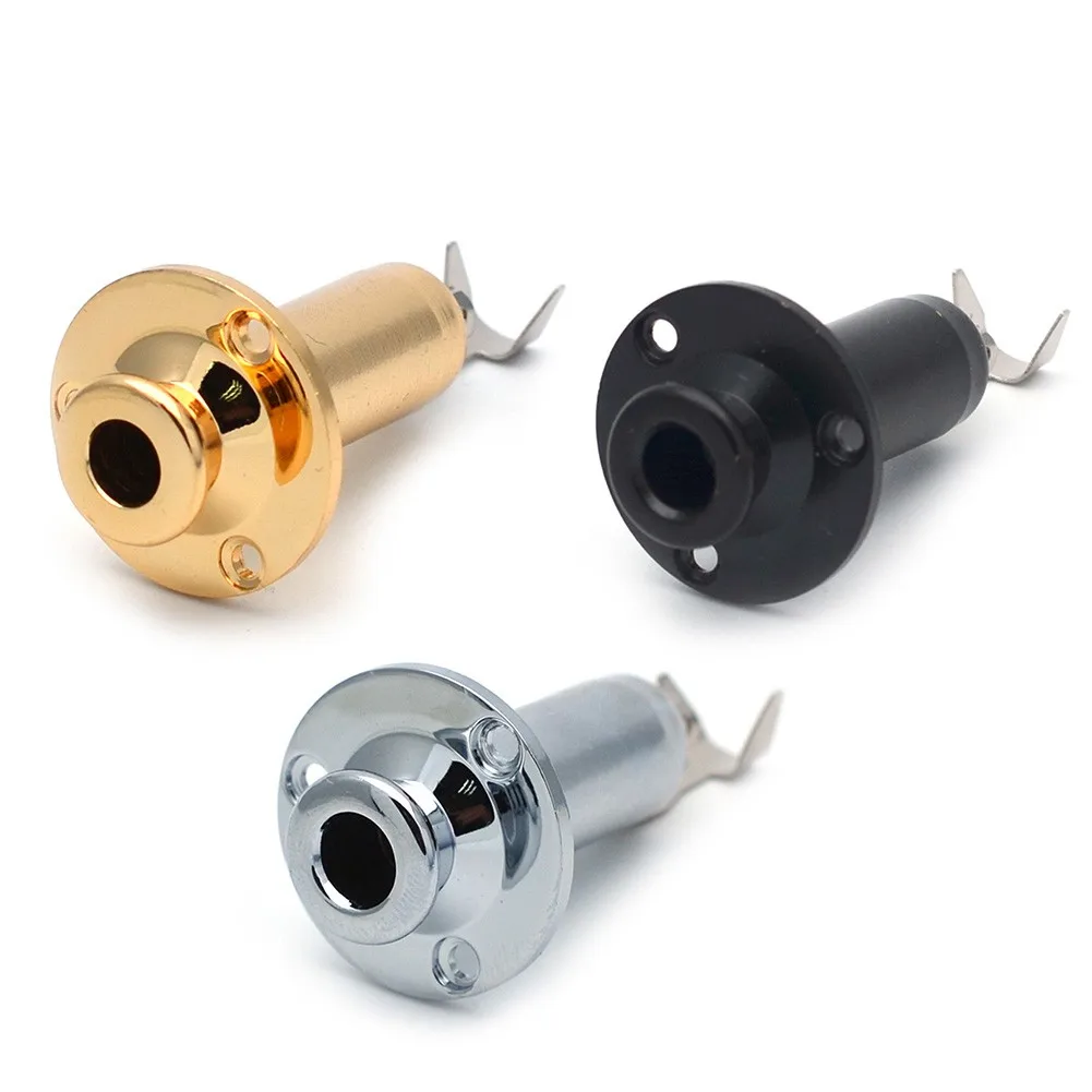 Folk Acoustic Guitar Pin Jack Seat Strap Buckle Electric Box Tail Nail End Pin EQ Output Input Jack Gold Chrome Black 11.75mm
Folk Acoustic Guitar Pin Jack Seat Strap Buckle Electric Box Tail Nail End Pin EQ Output Input Jack Gold Chrome Black 11.75mm