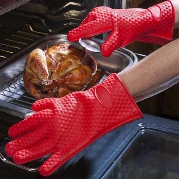 Термостойкие перчатки перчатка для духовки выпечки термостойкая силиконовая