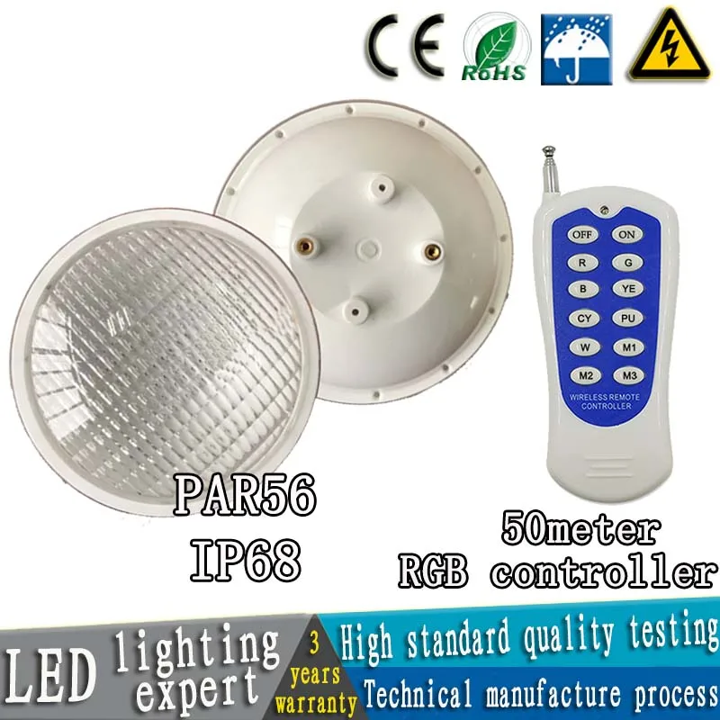 Par56 pool light ip68 24w 36w 56W AC12v 24V swimming underwater fountain lights outdoor lamp waterproof cold warm white led lamp 
Par56 pool light ip68 24w 36w 56W AC12v 24V swimming underwater fountain lights outdoor lamp waterproof cold warm white led lamp