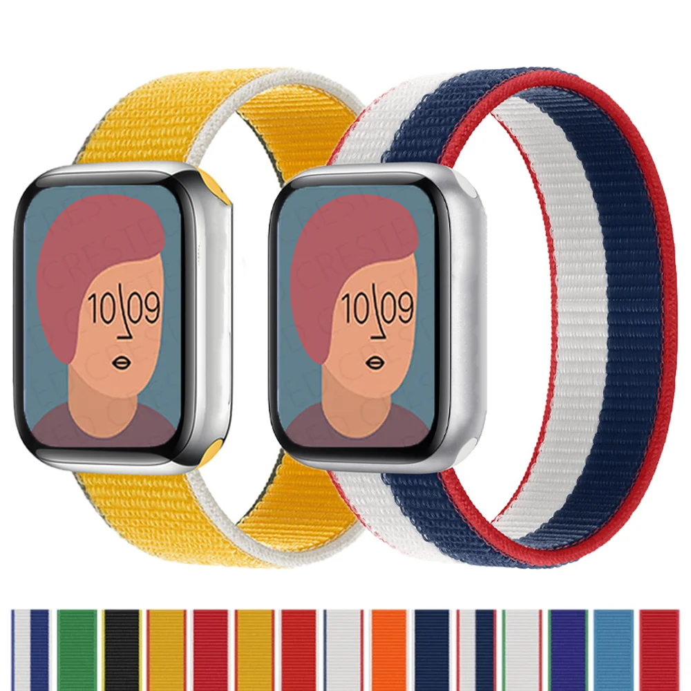 Ремешок нейлоновый для apple watch band 44 мм 40 мм 42 мм 38 мм, сменный Браслет для наручных часов, браслет для iwatch 6 se 5 4 3 7 45 мм
Ремешок нейлоновый для apple watch band 44 мм 40 мм 42 мм 38 мм, сменный Браслет для наручных часов, браслет для iwatch 6 se 5 4 3 7 45 мм