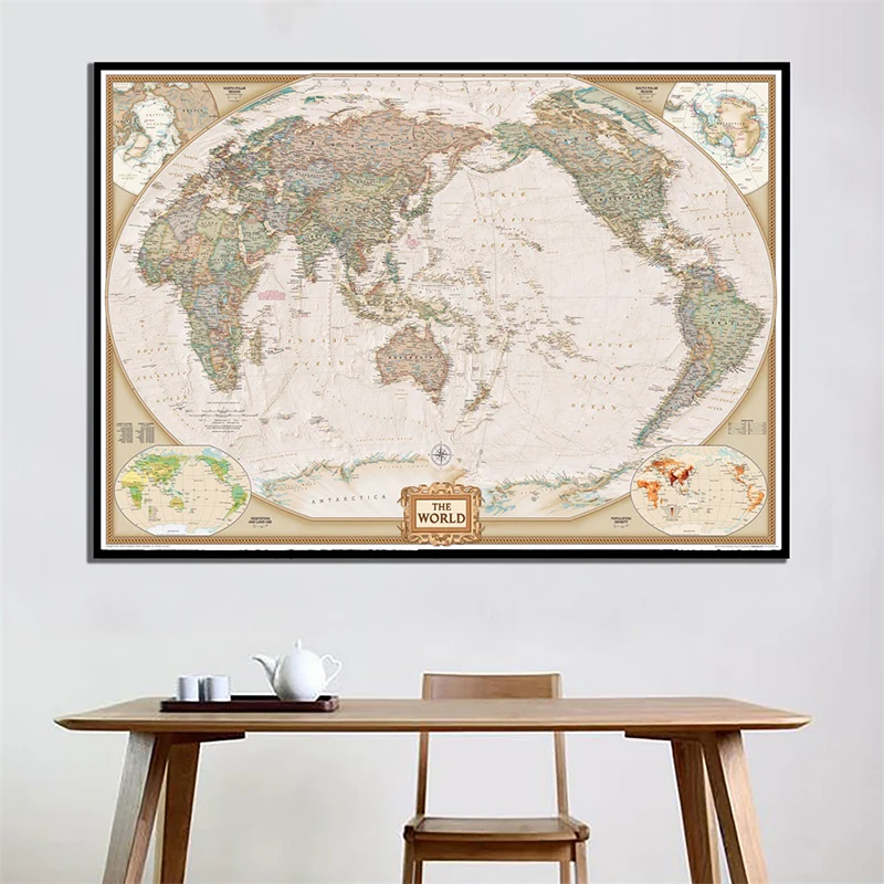 59x88 Inch Vintage The World Map Posters and Prints Wall Art Pictures on canvas Paintings for Office ,Home Decor
59x88 Inch Vintage The World Map Posters and Prints Wall Art Pictures on canvas Paintings for Office ,Home Decor