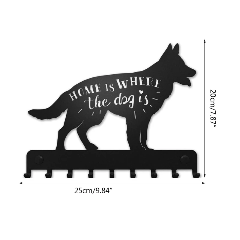 L38A Dog Decorative Key Holder 9 Hooks Wall Organizer Vintage Key Hanger Rack Decor
L38A Dog Decorative Key Holder 9 Hooks Wall Organizer Vintage Key Hanger Rack Decor
