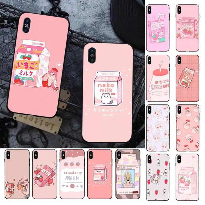 Cute Japanese Strawberry Milk Phone Case for iPhone 13 11 12 pro XS MAX 8 7 6 6S Plus X 5S SE 2020 XR cover
Cute Japanese Strawberry Milk Phone Case for iPhone 13 11 12 pro XS MAX 8 7 6 6S Plus X 5S SE 2020 XR cover