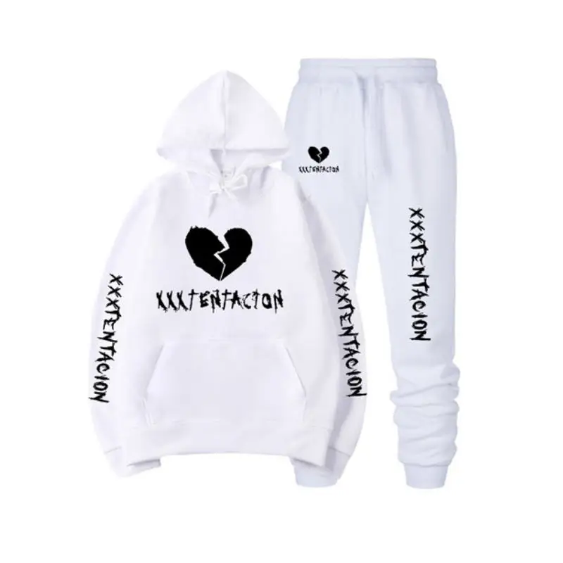 Causal Tracksuits Men Set hooded Thicken Fleece Hoodies + Sweatpant 2021 Winter Spring Sweatshirt Sportswear Male Letter Print
Causal Tracksuits Men Set hooded Thicken Fleece Hoodies + Sweatpant 2021 Winter Spring Sweatshirt Sportswear Male Letter Print