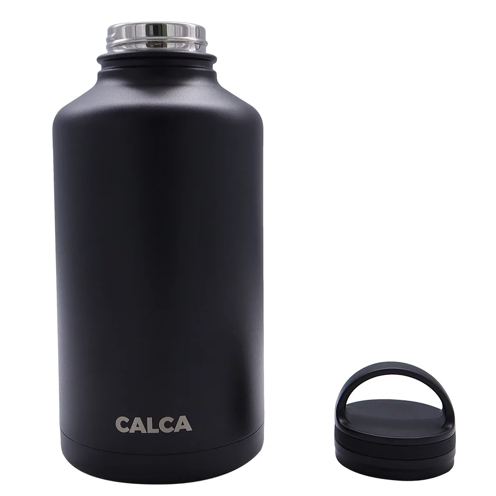 CALCA 64oz Wide Mouth Lid Stainless Steel Water Bottle with Double Wall Vacuum Insulated-Travel Cup
CALCA 64oz Wide Mouth Lid Stainless Steel Water Bottle with Double Wall Vacuum Insulated-Travel Cup