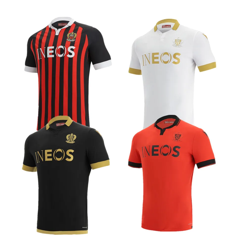 

21/22 OGC Nice Jerseys 2021 2022 ATAL TODIBO KLUIVERT CLAUDE MAURICE SCHNEIDERLIN GOUIRI LEMINA STENGS LEES MELOU Football Shirt