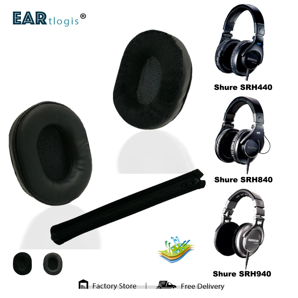 Replacement Ear Pads for Shure SRH440 SRH840 SRH940 Headset Parts Leather Cushion Velvet Earmuff Earphone Sleeve Cover
Replacement Ear Pads for Shure SRH440 SRH840 SRH940 Headset Parts Leather Cushion Velvet Earmuff Earphone Sleeve Cover