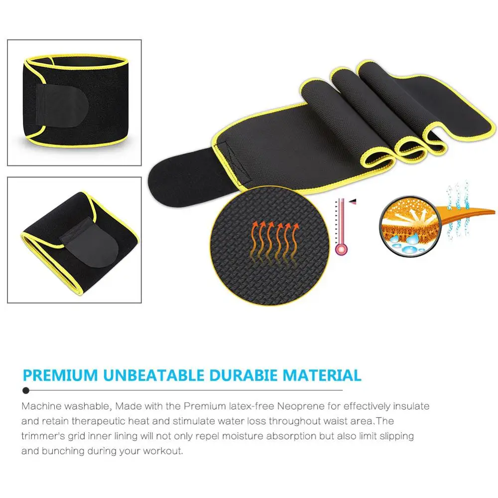 Sports Yoga Slim Fit Waist Trimmer Belt Fat Burning Sauna Waist Trainer Exercise Weight Loss Posture Fitness Adjustable Support
Sports Yoga Slim Fit Waist Trimmer Belt Fat Burning Sauna Waist Trainer Exercise Weight Loss Posture Fitness Adjustable Support