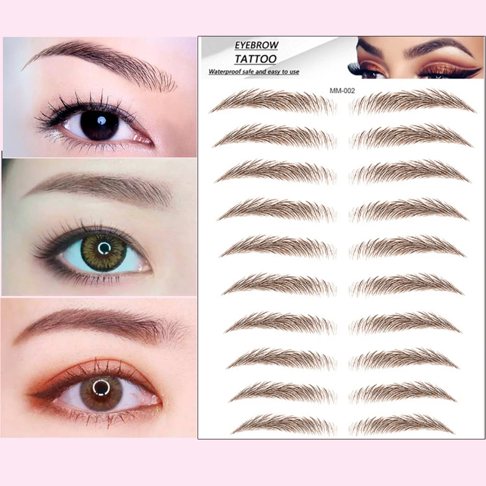 Water-based 4D Hair Like Eyebrows Makeup Waterproof Eyebrow Tattoo Sticker Long Lasting Natural Fake Eyebrow Stickers Cosmetics
Water-based 4D Hair Like Eyebrows Makeup Waterproof Eyebrow Tattoo Sticker Long Lasting Natural Fake Eyebrow Stickers Cosmetics