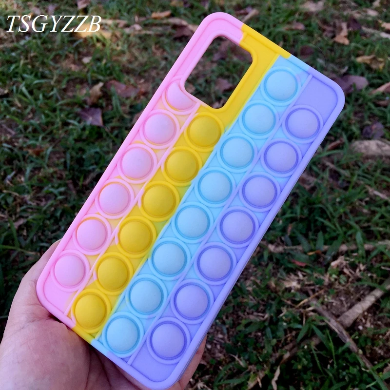 For Samsung Galaxy A51 4G 5G Case Silicone Back Cover For Samsung A 51 Cute 3D Rainbow Bubble Relieve Stress Phone Case 6.5"
For Samsung Galaxy A51 4G 5G Case Silicone Back Cover For Samsung A 51 Cute 3D Rainbow Bubble Relieve Stress Phone Case 6.5"