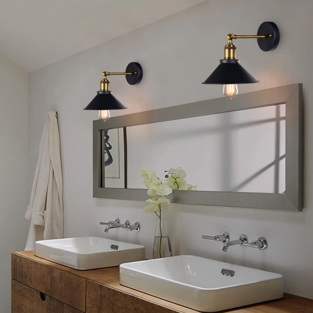 Wall Lamps American Country Industry Retro Style E27 Holder Loft Corridor Lighting Cafe Restaurant Wall Lights 
Wall Lamps American Country Industry Retro Style E27 Holder Loft Corridor Lighting Cafe Restaurant Wall Lights