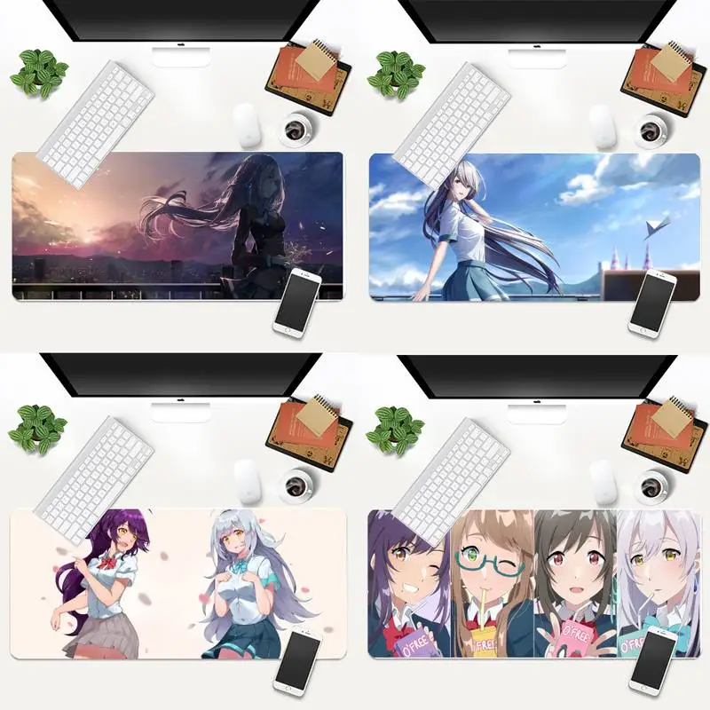 Irozuku Sekai no Ashita kara gamer play mats Mousepad Animation XL Large Gamer Keyboard PC Desk Mat Takuo Tablet Mousepads
Irozuku Sekai no Ashita kara gamer play mats Mousepad Animation XL Large Gamer Keyboard PC Desk Mat Takuo Tablet Mousepads