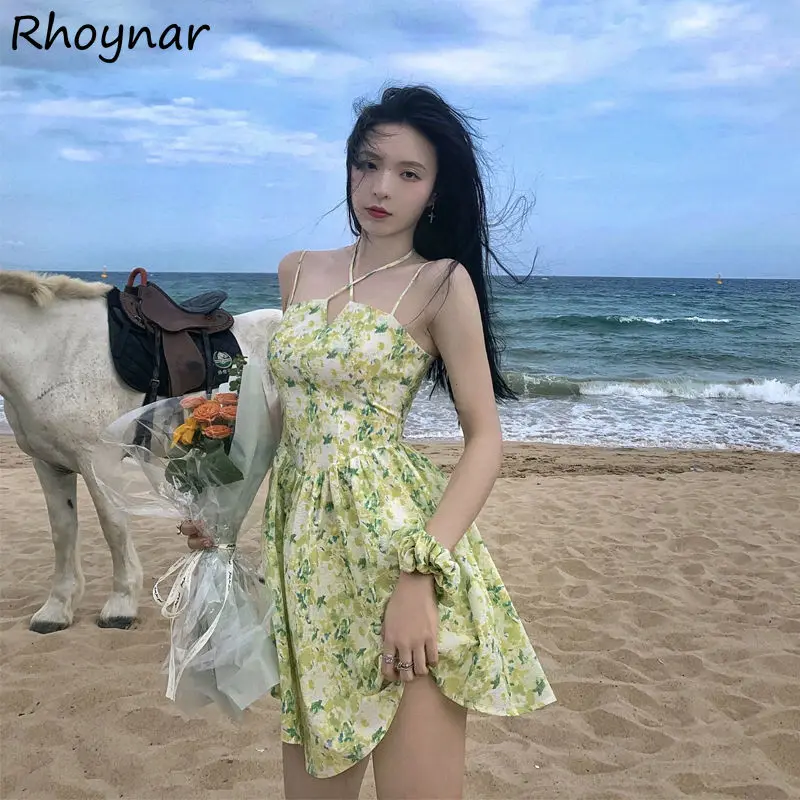 Dress Women Floral Sweet Sexy Casual Beach Sundress Holiday Backless 90's Fashion Spaghetti Strap Clothes Lady Harajuku Popular
Dress Women Floral Sweet Sexy Casual Beach Sundress Holiday Backless 90's Fashion Spaghetti Strap Clothes Lady Harajuku Popular