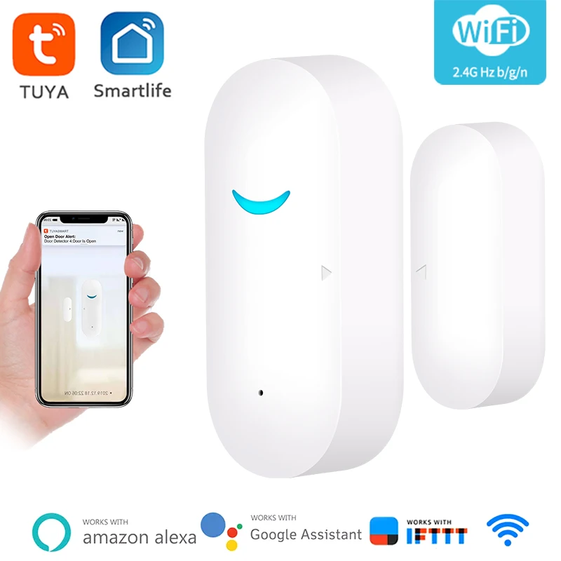 Смарт-детекторы открытия/закрытия двери Tuya, Wi-Fi, домашняя сигнализация, совместима с приложением Alexa Google Home Tuya
Смарт-детекторы открытия/закрытия двери Tuya, Wi-Fi, домашняя сигнализация, совместима с приложением Alexa Google Home Tuya