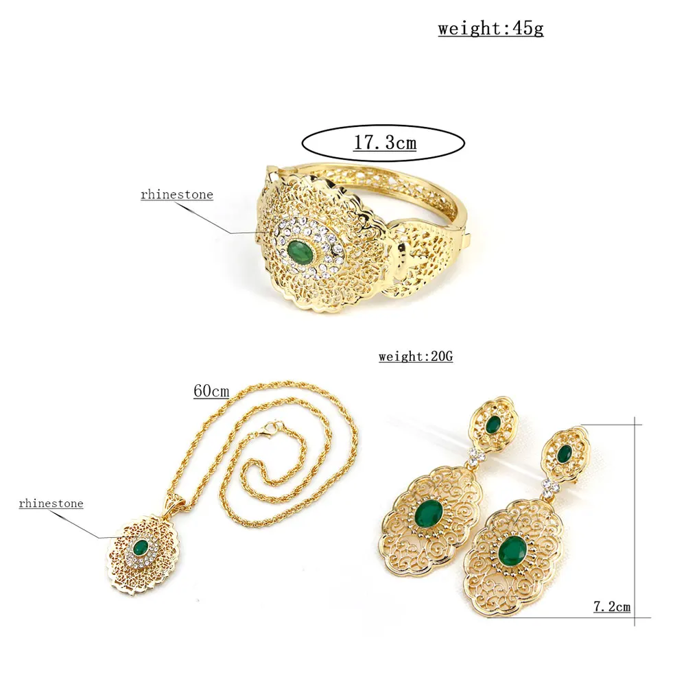 Sunspicems Chic Morocco Wedding Jewelry Set Gold Color Drop Earring Cuff Bracelet Bangle Pendant Necklace Arab Hollow Metal Gift
Sunspicems Chic Morocco Wedding Jewelry Set Gold Color Drop Earring Cuff Bracelet Bangle Pendant Necklace Arab Hollow Metal Gift