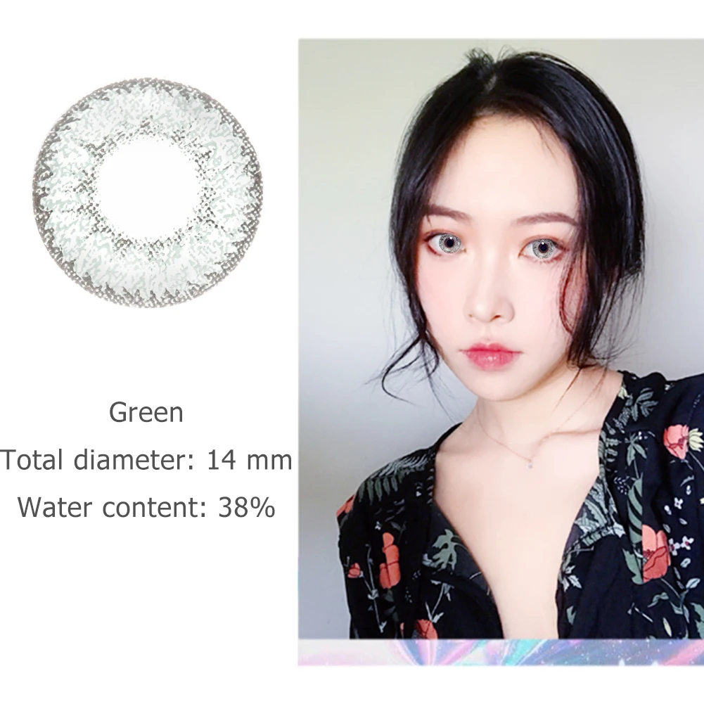 2Pcs Natural UV Protection Natural Colorful Contact Lenses Cosplay Eyewear Beauty Makeup Tools Beautiful Pupil Dropshipping
2Pcs Natural UV Protection Natural Colorful Contact Lenses Cosplay Eyewear Beauty Makeup Tools Beautiful Pupil Dropshipping