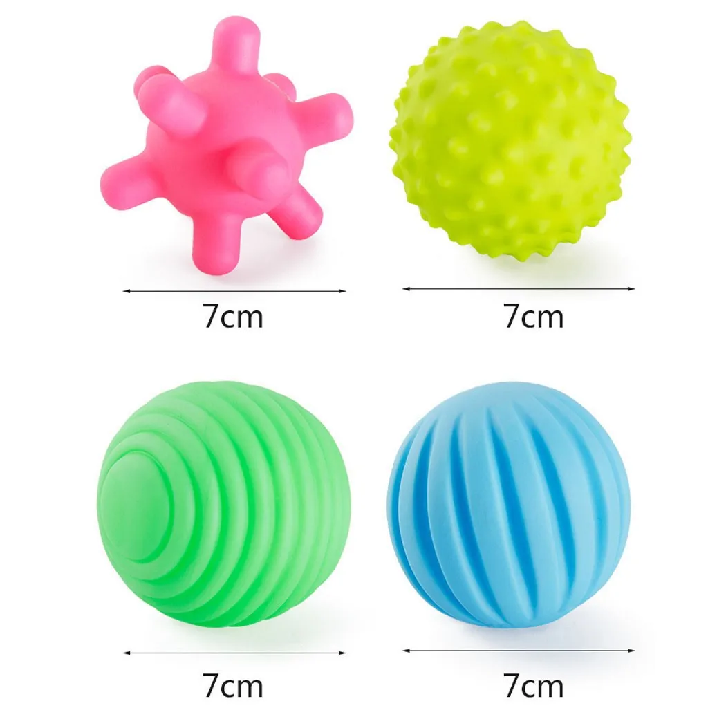 6pcs / set Baby Toy Ball Set Develop Baby Tactile Senses Toy Baby Touch Hand Ball Toy Baby Training Ball Massage Soft ball Toys
6pcs / set Baby Toy Ball Set Develop Baby Tactile Senses Toy Baby Touch Hand Ball Toy Baby Training Ball Massage Soft ball Toys