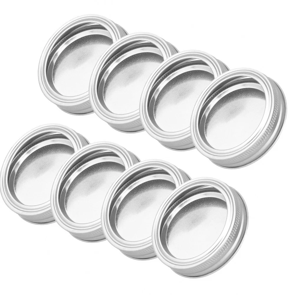 8 Pcs/Set Regular Mouth Jar Lids Bands Whorl Leak Proof Canning Jar Caps With Wide Mouth Canning Covers Sealing Ring
8 Pcs/Set Regular Mouth Jar Lids Bands Whorl Leak Proof Canning Jar Caps With Wide Mouth Canning Covers Sealing Ring