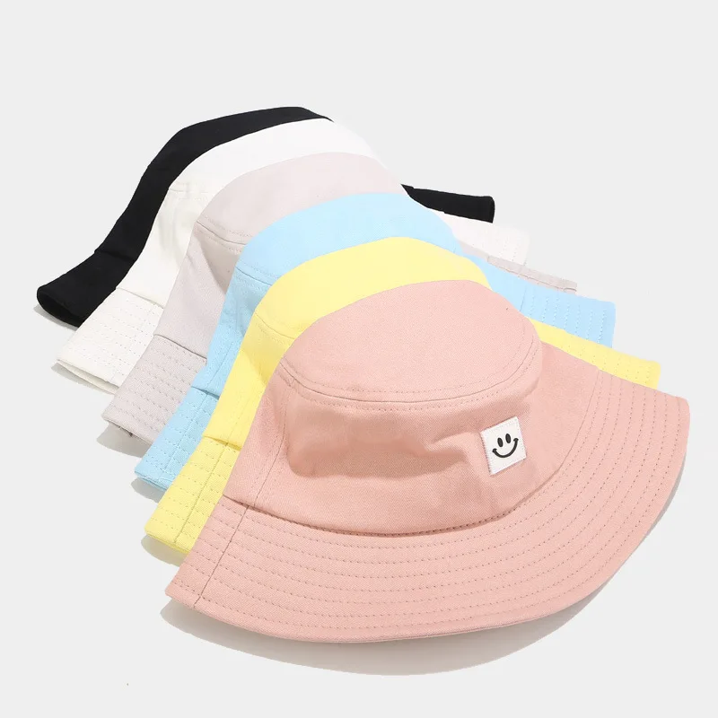 New Summer Bucket Hats Women Female Summer Sun Hat Caps Smile Embroidery Colorful Panama Cap For Girls
New Summer Bucket Hats Women Female Summer Sun Hat Caps Smile Embroidery Colorful Panama Cap For Girls