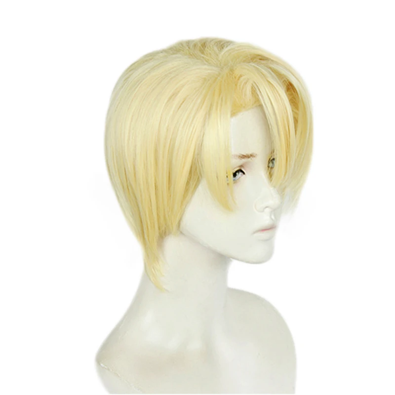 Fire Emblem Threehouses Cosplay Wig Dimitri Alexandre Bladud Short Blonde Golden Heat-resistant Fiber Hair Wigs + Wig Cap
Fire Emblem Threehouses Cosplay Wig Dimitri Alexandre Bladud Short Blonde Golden Heat-resistant Fiber Hair Wigs + Wig Cap