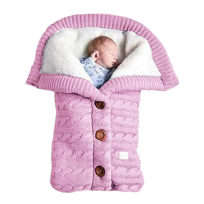 2021 New Baby Soft Sleeping Bag Blanket Footmuff Knitting Envelope Newborn Swadding Wrap
2021 New Baby Soft Sleeping Bag Blanket Footmuff Knitting Envelope Newborn Swadding Wrap