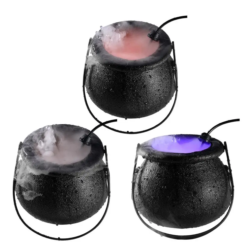 Halloween Witch's Cauldron Fog Machine With LED Lamp Halloween Party Mist Maker Zinc Alloy Atmosphere Props Party Decoration
Halloween Witch's Cauldron Fog Machine With LED Lamp Halloween Party Mist Maker Zinc Alloy Atmosphere Props Party Decoration