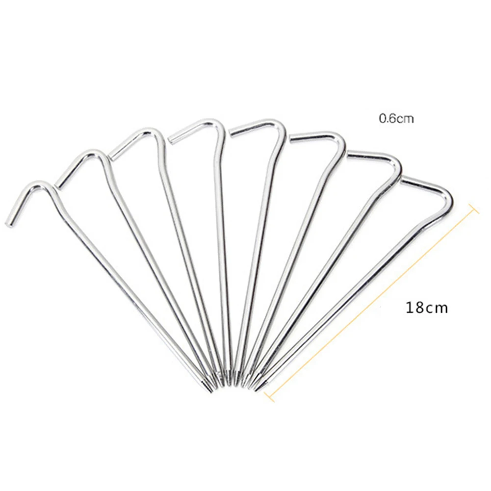 Round Portable Fixed Picnic 18cm Durable Accessories Aluminium Alloy Outdoor Camping Tent Peg
Round Portable Fixed Picnic 18cm Durable Accessories Aluminium Alloy Outdoor Camping Tent Peg