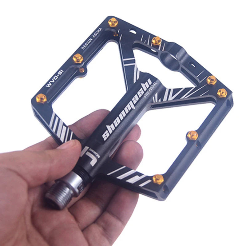 Shanmashi Bicycle Pedal Mountain Bike Pedals Alu Mtb Bearings Bike Footrest Big Flat Treat Ultralight Cycling Pedals
Shanmashi Bicycle Pedal Mountain Bike Pedals Alu Mtb Bearings Bike Footrest Big Flat Treat Ultralight Cycling Pedals