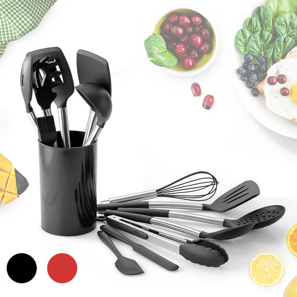 14PCS Kitchen Silicone Non-stick Cooking Spoon Spatula Ladle Egg Beaters Utensils Dinnerware Set Cooking Tools Accessories
14PCS Kitchen Silicone Non-stick Cooking Spoon Spatula Ladle Egg Beaters Utensils Dinnerware Set Cooking Tools Accessories