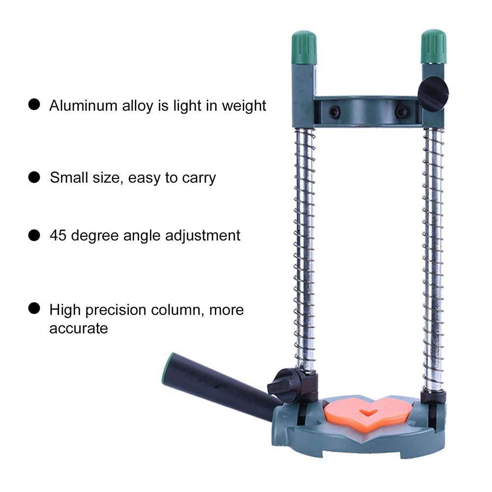 Drill Guide Stand Adjustable Drill Guide Attachment Multifunction Angle Removable Handle Electric Drilling Positioning Bracket
Drill Guide Stand Adjustable Drill Guide Attachment Multifunction Angle Removable Handle Electric Drilling Positioning Bracket