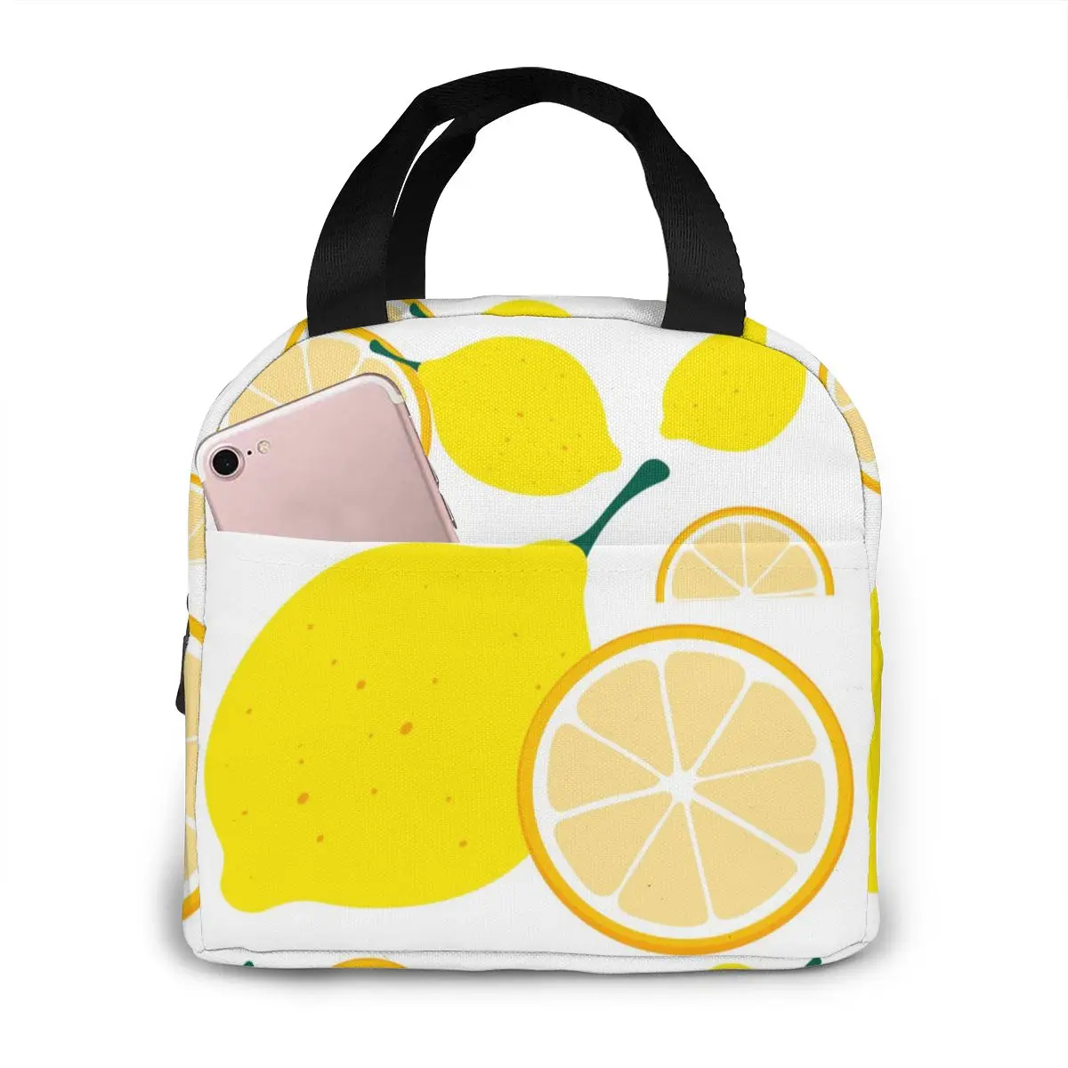 Yellow Lemon Lunch Food Box Bag Insulated Thermal Food Picnic Lunch Bag for Women kids Men Cooler Tote Bag
Yellow Lemon Lunch Food Box Bag Insulated Thermal Food Picnic Lunch Bag for Women kids Men Cooler Tote Bag